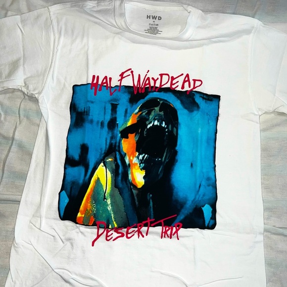 Half Way Dead T-shirt bundle   2 shirts.  size: Medium - Picture 1 of 5